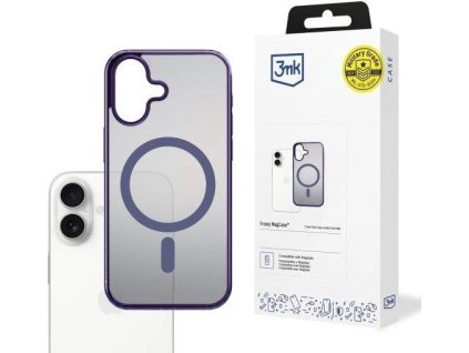 3mk ochranný kryt Frosty MagCase Purple pro Apple iPhone 17