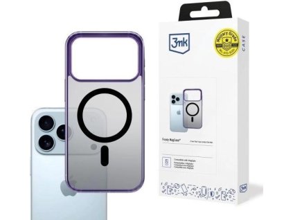 3mk ochranný kryt Frosty MagCase Purple pro Apple iPhone 17 Pro Max