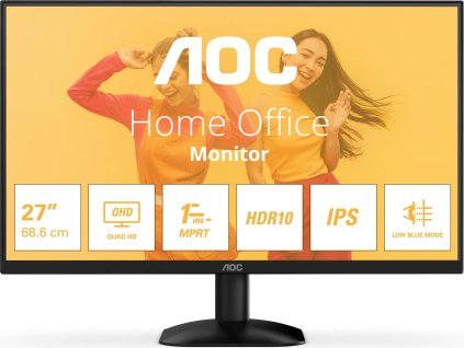 AOC MT 27" Q27B35E - 2560x1440,IPS,75Hz,1xHDMI,1xDP