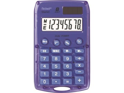 REBELL kalkulačka - StarletV BX - fialová
