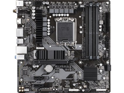 GIGABYTE MB Sc LGA1700 B760M DS3H AX DDR4, Intel B760, 4xDDR4, 2xDP, 1xHDMI, WI-FI, mATX