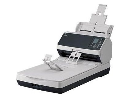 Skener FUJITSU Fi-8270 A4, doska+priechod, 70 strán za minútu, 600 dpi, LAN RJ45-1000, USB 3.2, ADF 100 listov, 10000 listov za deň