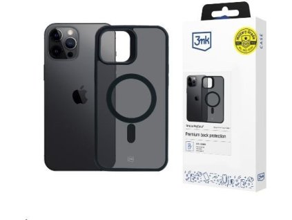 3mk ochranný kryt Smoke MagCase pro Apple iPhone 12 Pro Max