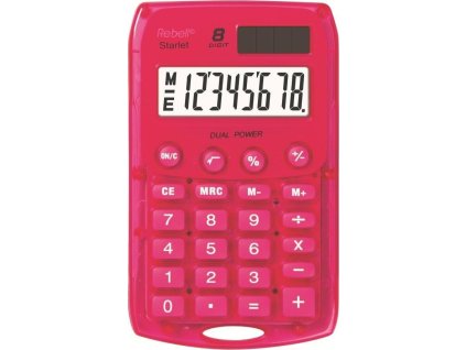 REBELL kalkulačka - StarletP BX - růžová