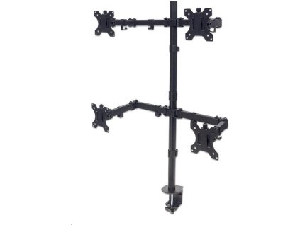 MANHATTAN Stolný držiak (univerzálny) pre 4 LCD monitory, 13" až 32", 8 kg