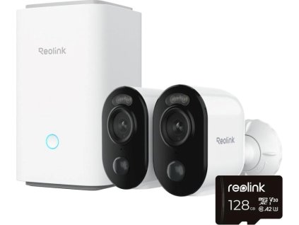 REOLINK Home Hub, 2x Argus Series B310 + 128GB microSD karta