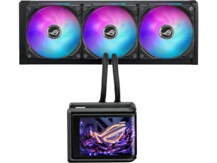 ASUS vodní chladič CPU AIO ROG RYUO IV SLC 360 ARGB, 3x120 mm, LGA1851, AM5, černá