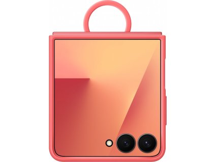 Samsung Silikonový kryt s držákem na prst Flip7 Red