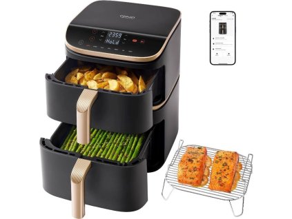 Cosori Turbo Tower Pro chytrá horkovzdušná fritéza 10,8l černá