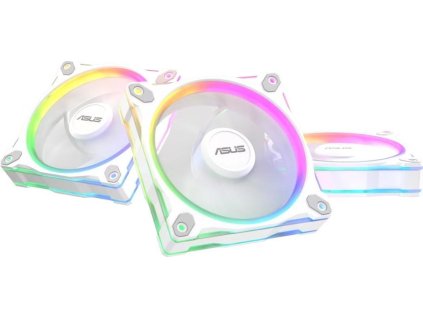 ASUS Ventilátor PRIME MR120 ARGB, 3x120mm, bílá