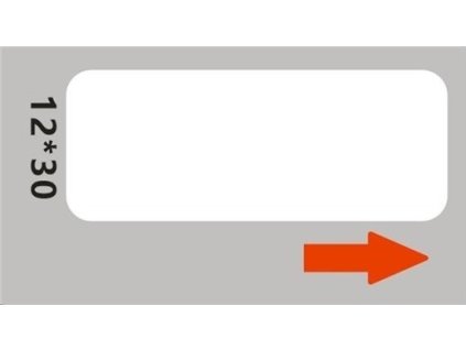 Niimbot štítky RP 12x30mm 195ks White pro D11 a D110