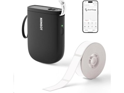 Niimbot Tiskárna štítků D11-H Smart, černá + role štítků 160 ks