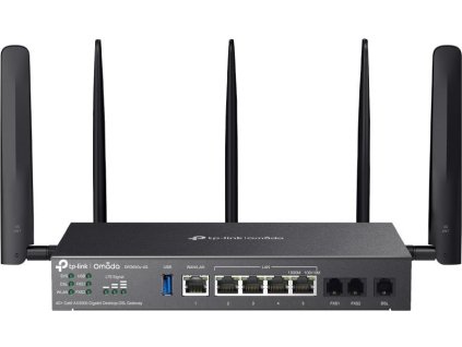 TP-Link DR3650v-4G OMADA ADSL/VDSL/4GLTE gateway (AX3000,2xFXS,1xDSL,2,4GHz/5GHz,1xGbELAN/WAN,4xGbE,1xUSB3.0,2xnanoSIM)