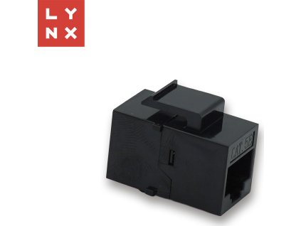 LYNX keystone spojka UTP Cat5e, 8P8C, černá