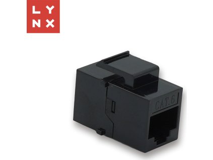LYNX keystone spojka UTP Cat6, 8P8C, černá