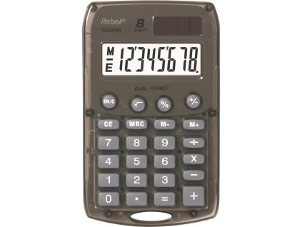 REBELL kalkulačka - StarletS BX - šedá
