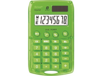 REBELL kalkulačka - StarletG BX - zelená