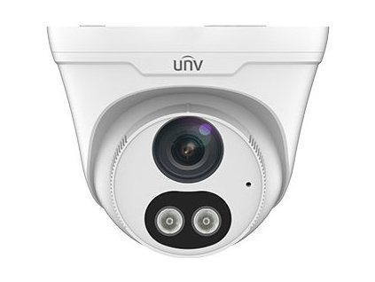 Uniview IPC3612LE-ADF28KC-DL, 2Mpix IP kamera, turret, objektiv 2,8 mm (106,7°), IR+bílý přísvit 30m