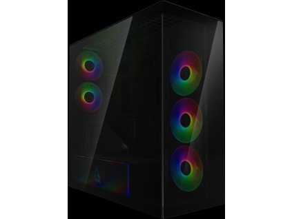 ARCTIC Xtender (Black) black window with GPU