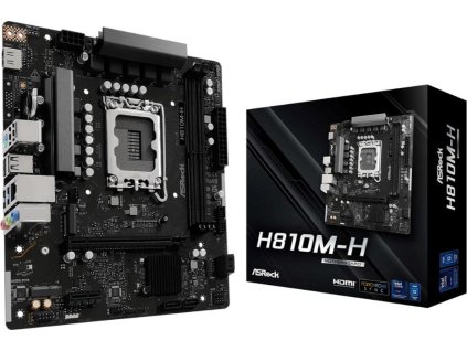 ASRock MB Sc LGA1851 H810M-H, Intel H810, 2xDDR5, 1xHDMI, mATX
