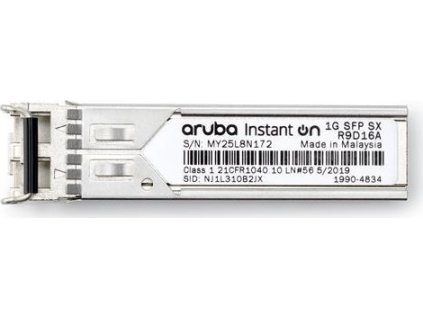 5 x Aruba Instant On 1G SFP LC SX 500m OM2 MMF Transceiver 1420 1820 1830 1930 1950 1960 ( 5 pack )