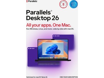 Parallels Desktop Subscription 1 Year, EN/FR/DE/IT/ES/PL/CZ/PT