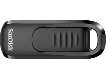 SanDisk Flash Disk 64GB Ultra Slider, USB-C 3.2, Černá