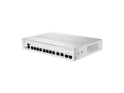Cisco switch CBS350-8T-E-2G-EU (8xGbE,2xGbE/SFP combo,fanless) - REFRESH