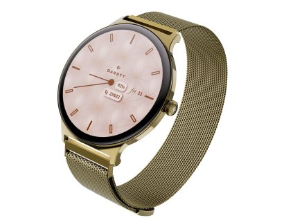 Garett Smartwatch Verona 2 zlatá MESH steel
