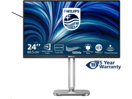 Philips MT 23,8" 24B2N4200 - 1920x1080,IPS,120Hz,D-Sub,HDMI,DP,USBhub,Repro,Pivot