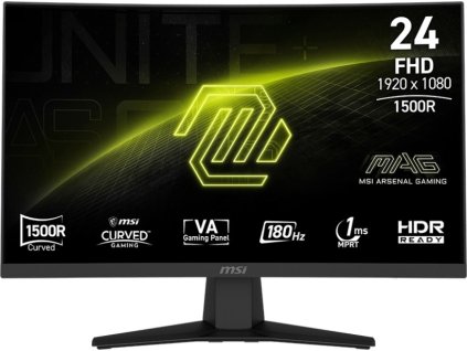 MSI MAG/244C/23,6"/VA/FHD/180Hz/1ms/Černá/3R