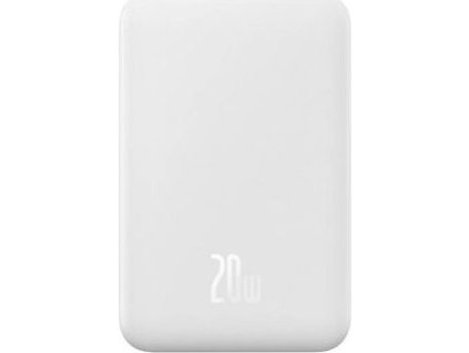 Baseus Magnetická Powerbanka 20000mAh 20W White