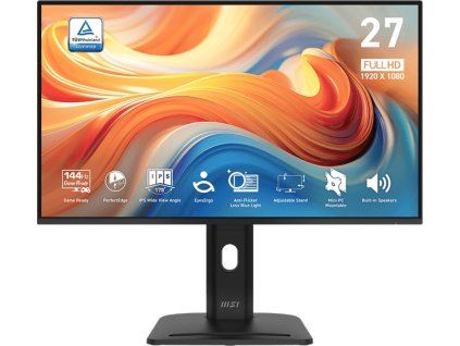 MSI LCD PRO MP275PG E14, 27" 1920x1080, IPS, 100Hz, 4ms, VESA 100x100mm, N/A, Black