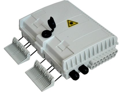 FTTH Box velký, 16xSC, LC, E2000, plast