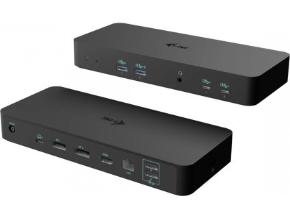 i-tec USB-C Intelligent Triple Display Docking Station, Power Delivery 100W