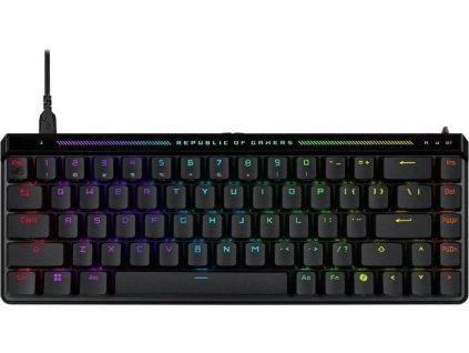 ASUS Klávesnice ROG FALCHION ACE HFX, Mechanická, Magnetický switch, USB, US, černá