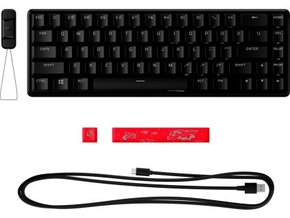 HyperX Alloy Origins 65 - Mechanical Gaming Keyboard - HX Red (US Layout) (HKBO1T-RD-US/N)-US - Klávesnice