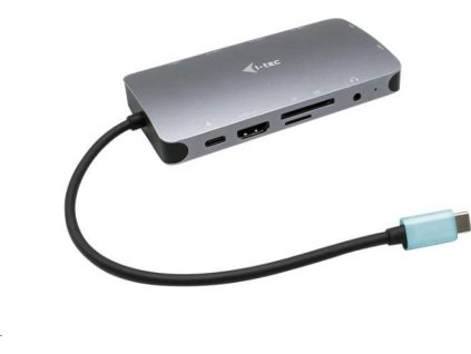 iTec USB-C Metal Nano Dock HDMI/VGA s LAN + Power Delivery 100 W