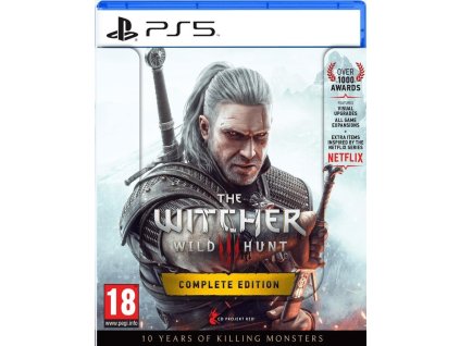 PS5 hra The Witcher 3: The Wild Hunt - Complete Edition  + 10th Anniversary Steelbook