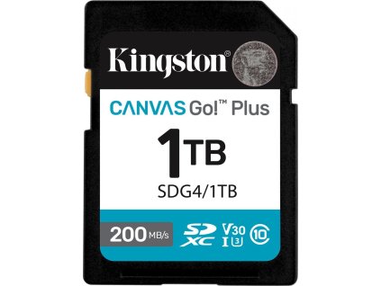 Kingston Canvas Go Plus/SDXC/1TB/UHS-I U3 / Class 10
