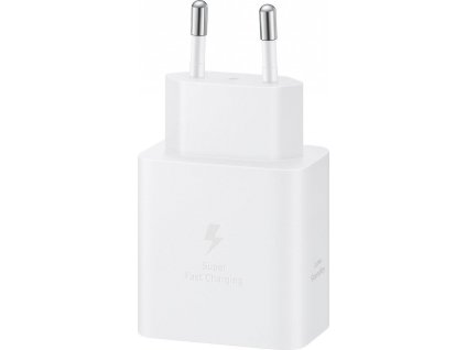 Samsung USB-C 45W Cestovní nabíječka + USB-C Datový Kabel White
