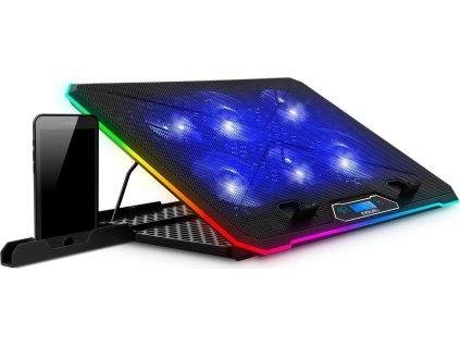 EVOLVEO Ania 9 RGB, nastavitelný podstavec pro notebook