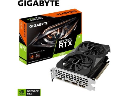 GIGABYTE VGA NVIDIA GeForce RTX 3050 WINDFORCE OC 6G V2, 6G GDDR6, 2xDP, 2xHDMI