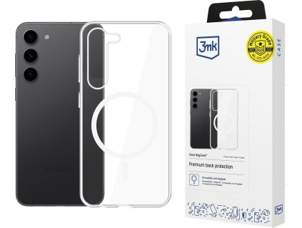 3mk ochranný kryt Clear MagCase pro Samsung Galaxy S24