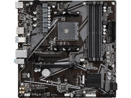 GIGABYTE MB Sc AM4 A520M DS3H V2, AMD A520, 4xDDR4, 1xHDMI, 1xDP, mATX