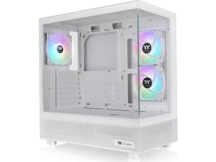 THERMALTAKE Case View 270 Plus TG ARGB, ATX, Průhledná bočnice, 3x 120mm ARGB Fan, bílá