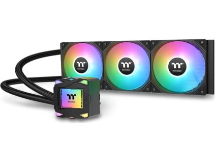 THERMALTAKE Vodní chladič LA360 ARGB, 3x120mm ARGB, LGA1851, AM5, černá