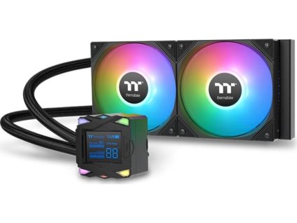 THERMALTAKE Vodní chladič LA240-S ARGB, 2x120mm ARGB, LGA1851, AM5, černá