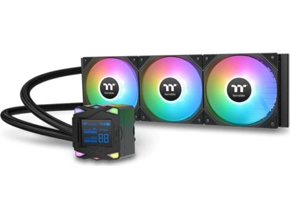 THERMALTAKE Vodní chladič LA360-S ARGB, 3x120mm ARGB, LGA1851, AM5, černá