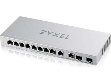 Zyxel XGS1010-12 v2, 12-Port Gigabit Unmanaged Switch with 8-Port 1G + 2-Port 2.5G + 2-Port SFP+